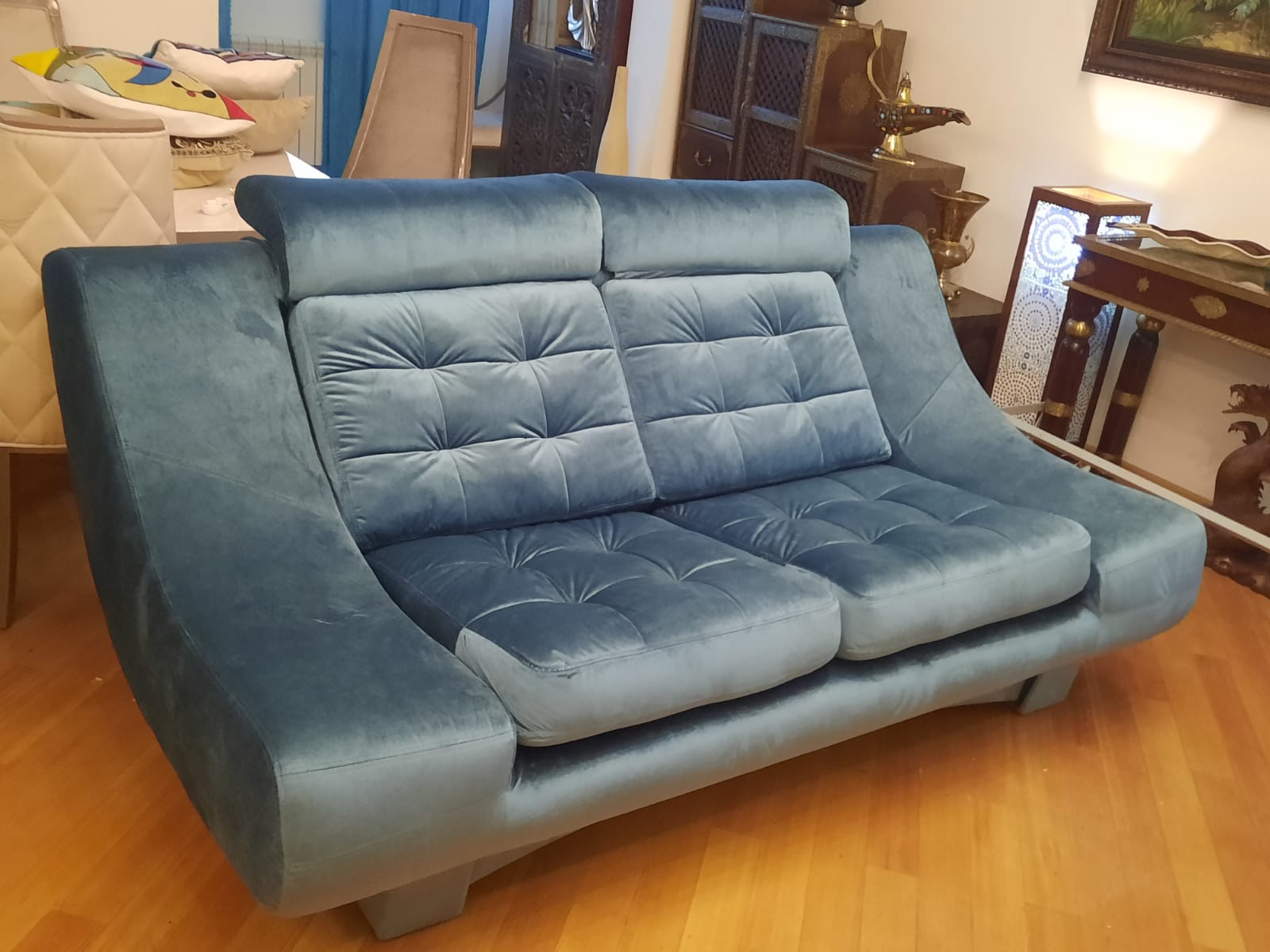 Обивка дивана на дому. Окуловка