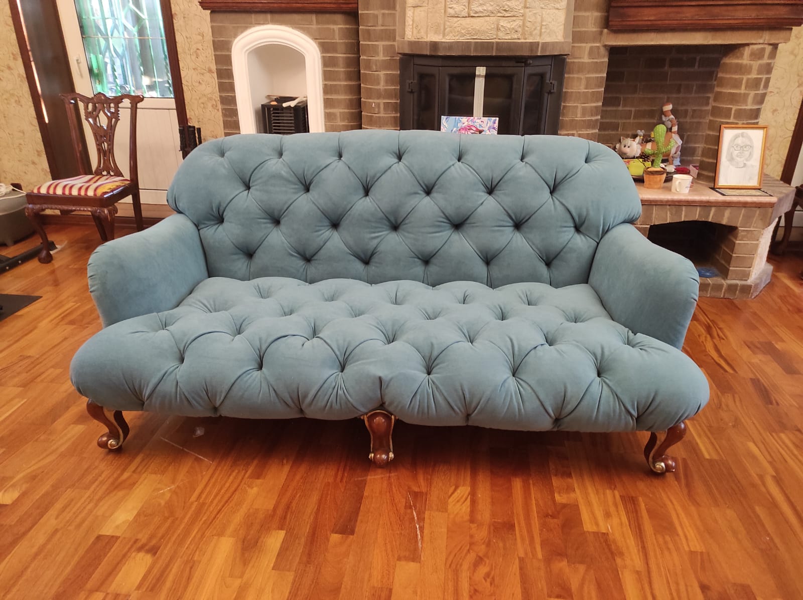 Перетяжка дивана. Окуловка